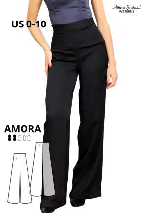 Amora Elegant Palazzo Pants