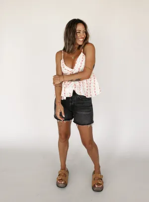 Aspen Peplum Tank - Final Sale
