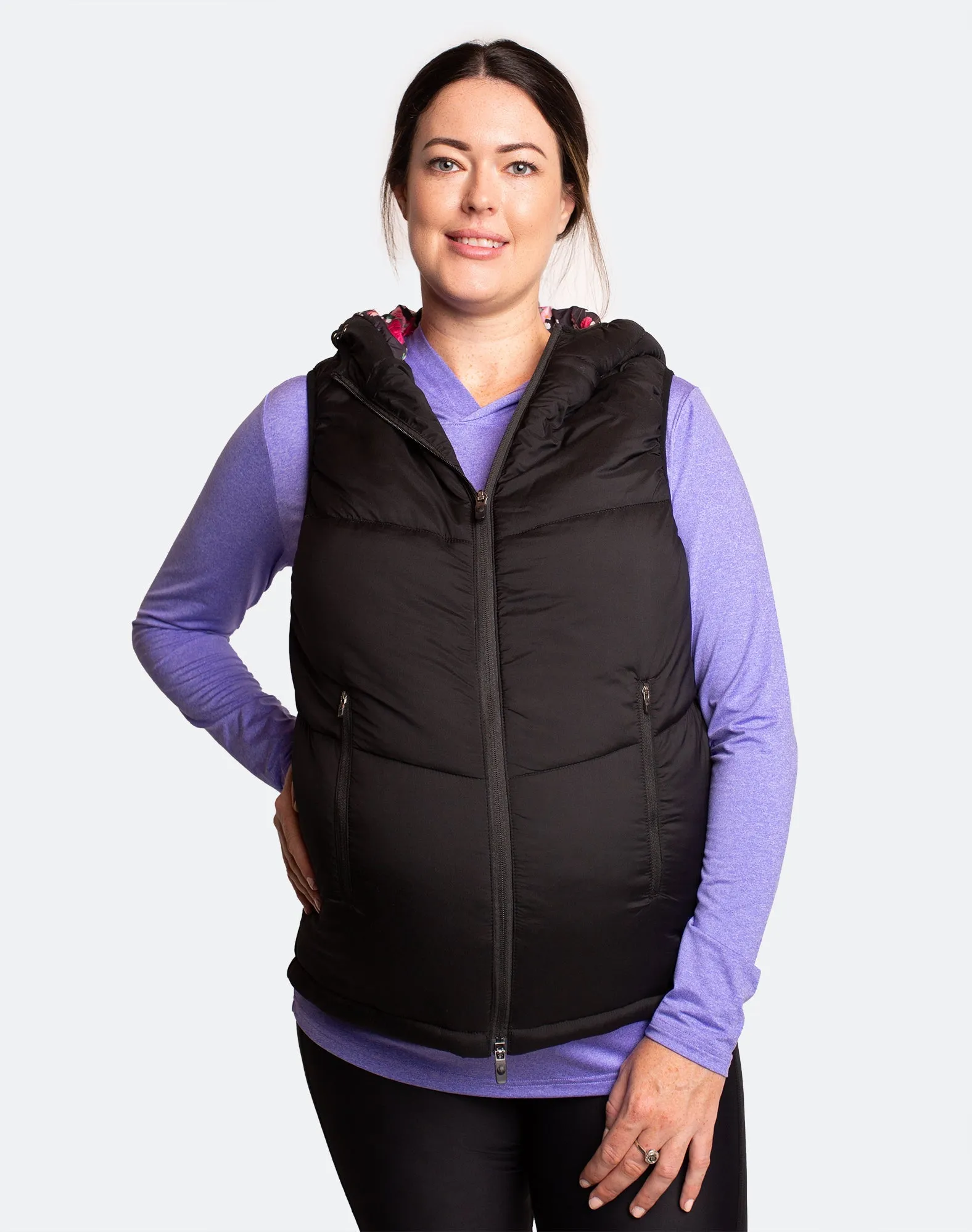 Billie Puffer Vest Black