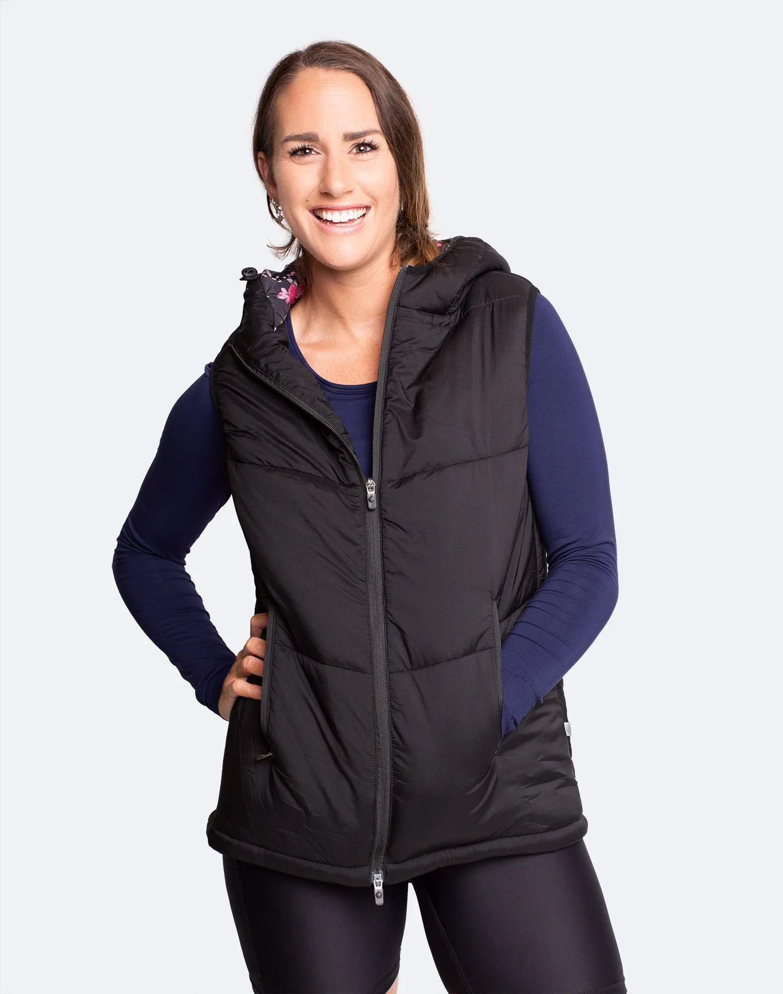 Billie Puffer Vest Black
