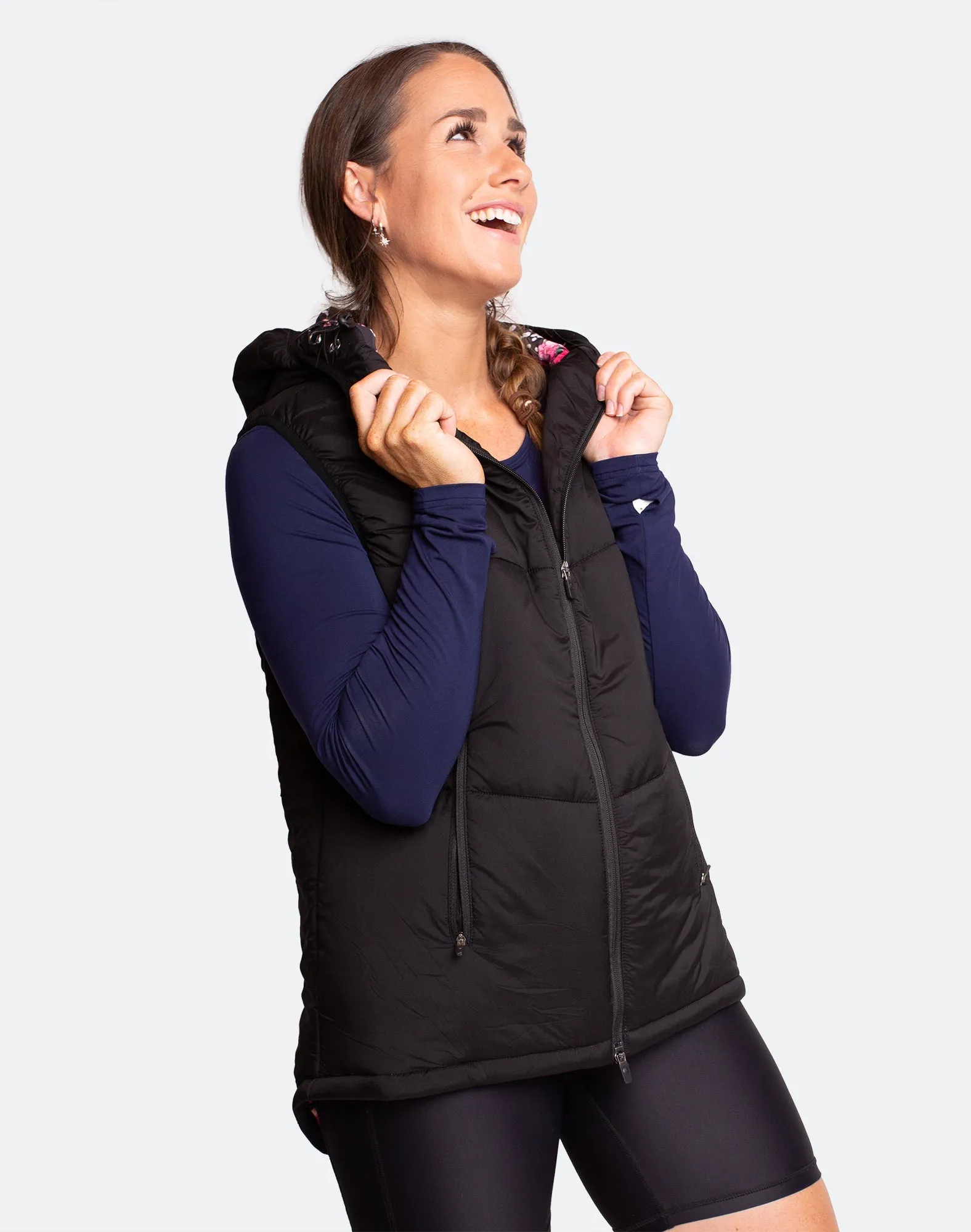 Billie Puffer Vest Black