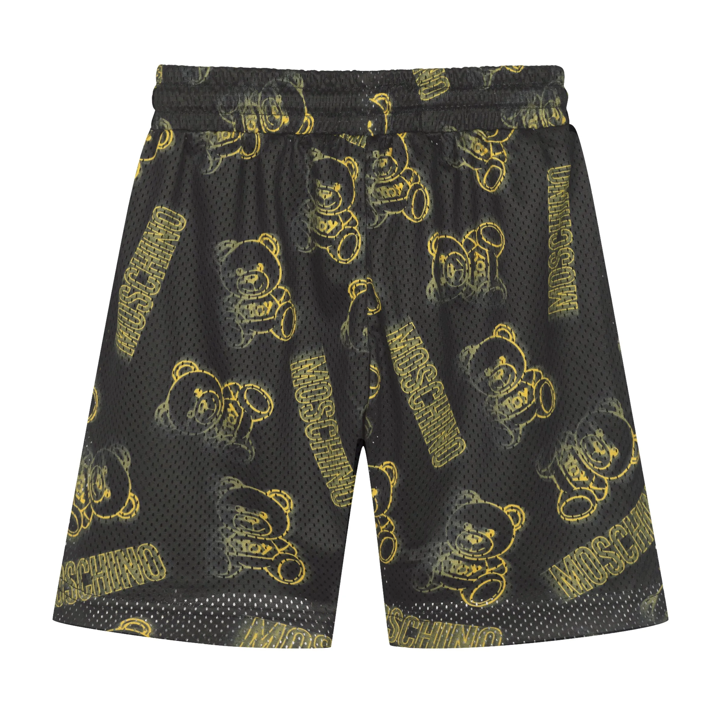 Black Teddy Bear Logo Shorts