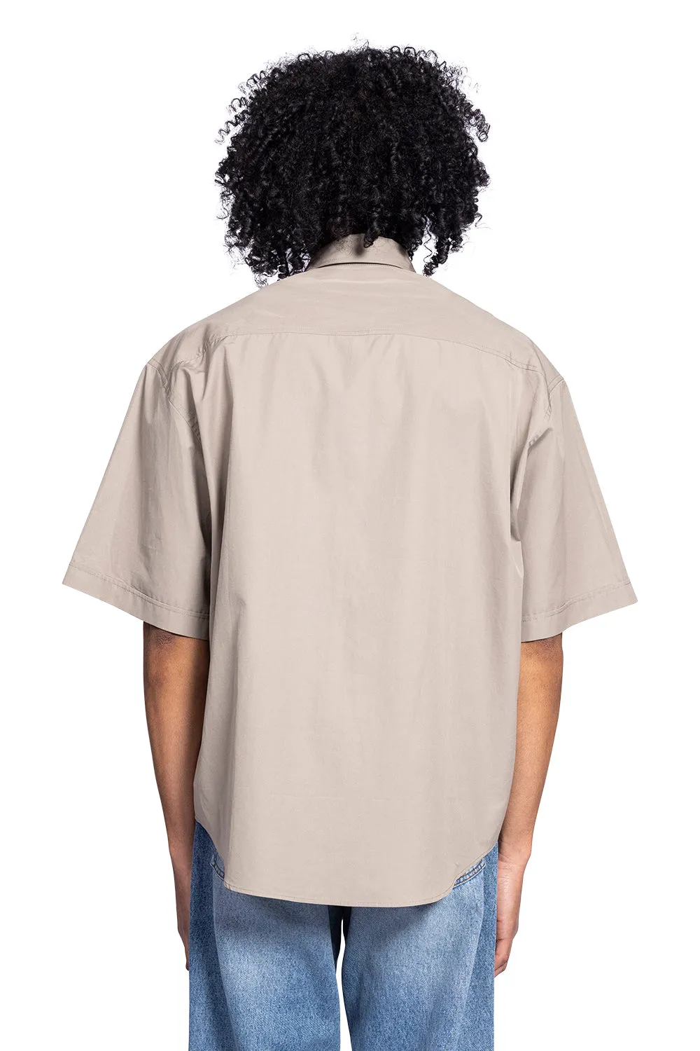 BOXY SHORT SLEEVE BOXY SHIRT ASH