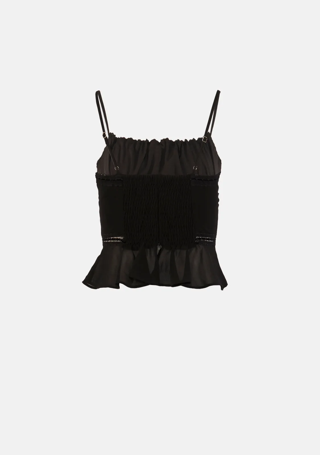 Briella Chiffon Peplum Tank