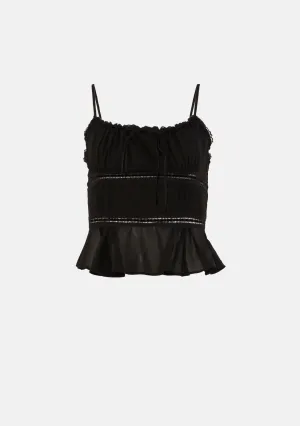 Briella Chiffon Peplum Tank