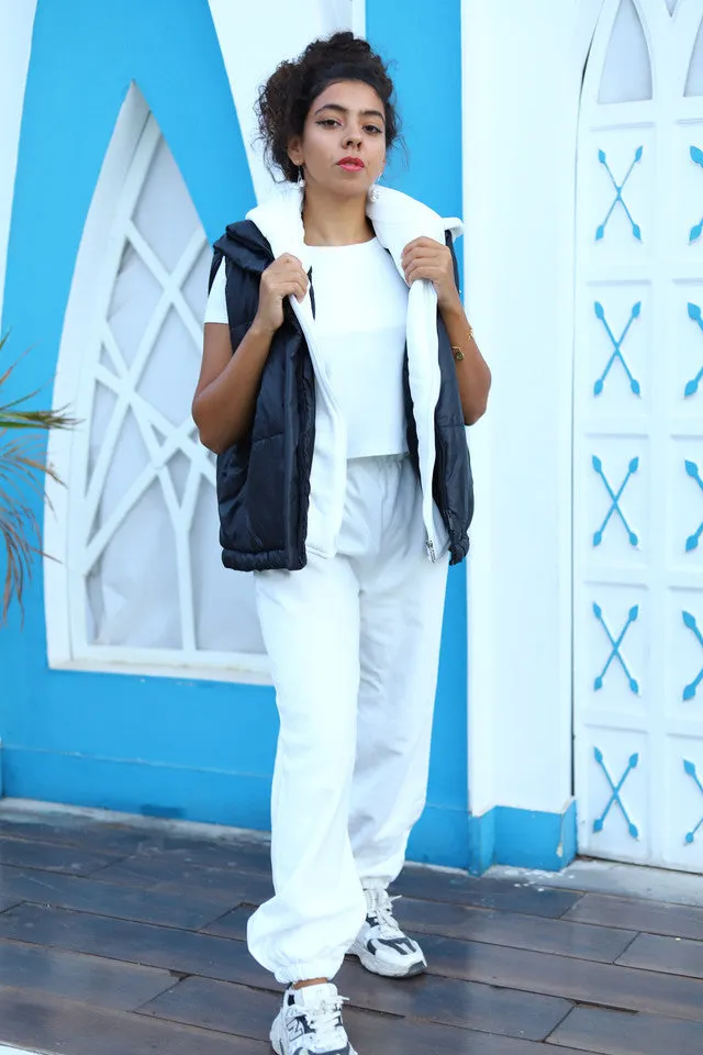 Casual Hooded Puffer Vest