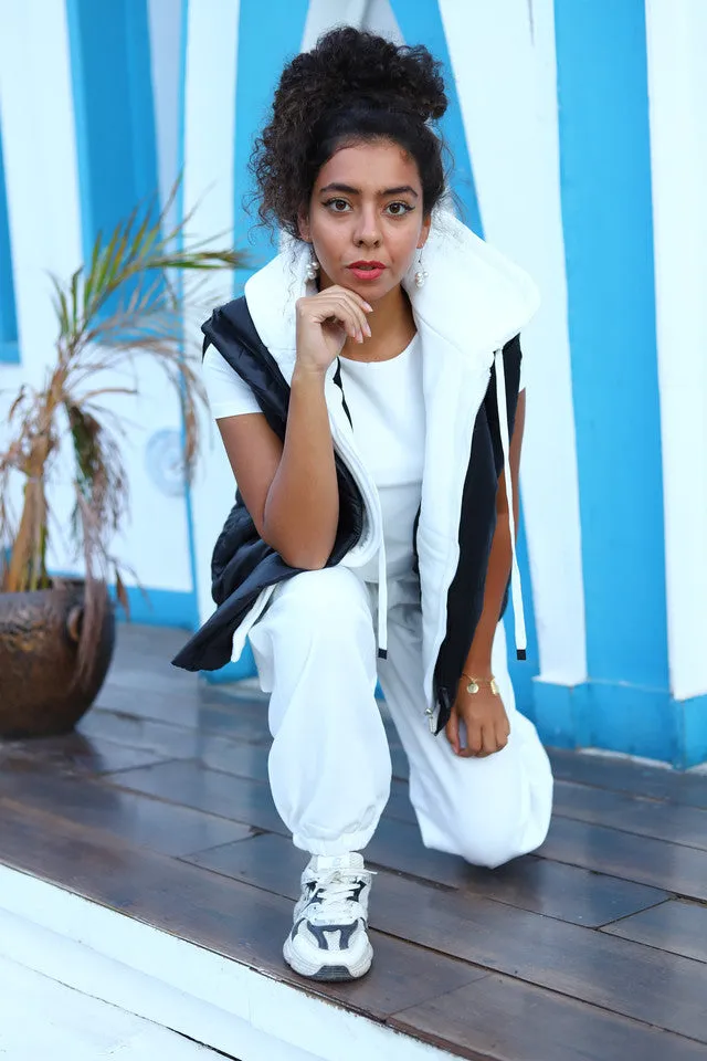 Casual Hooded Puffer Vest