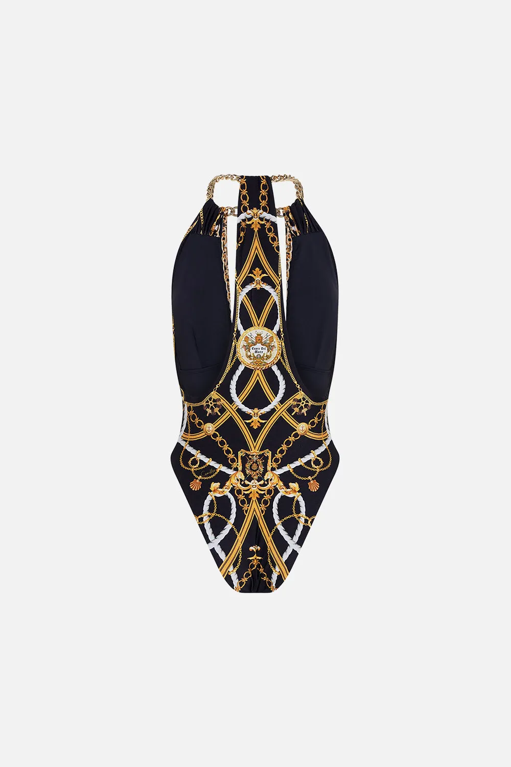 CHAIN NECK PLUNGE ONE PIECE COAST TO COAST