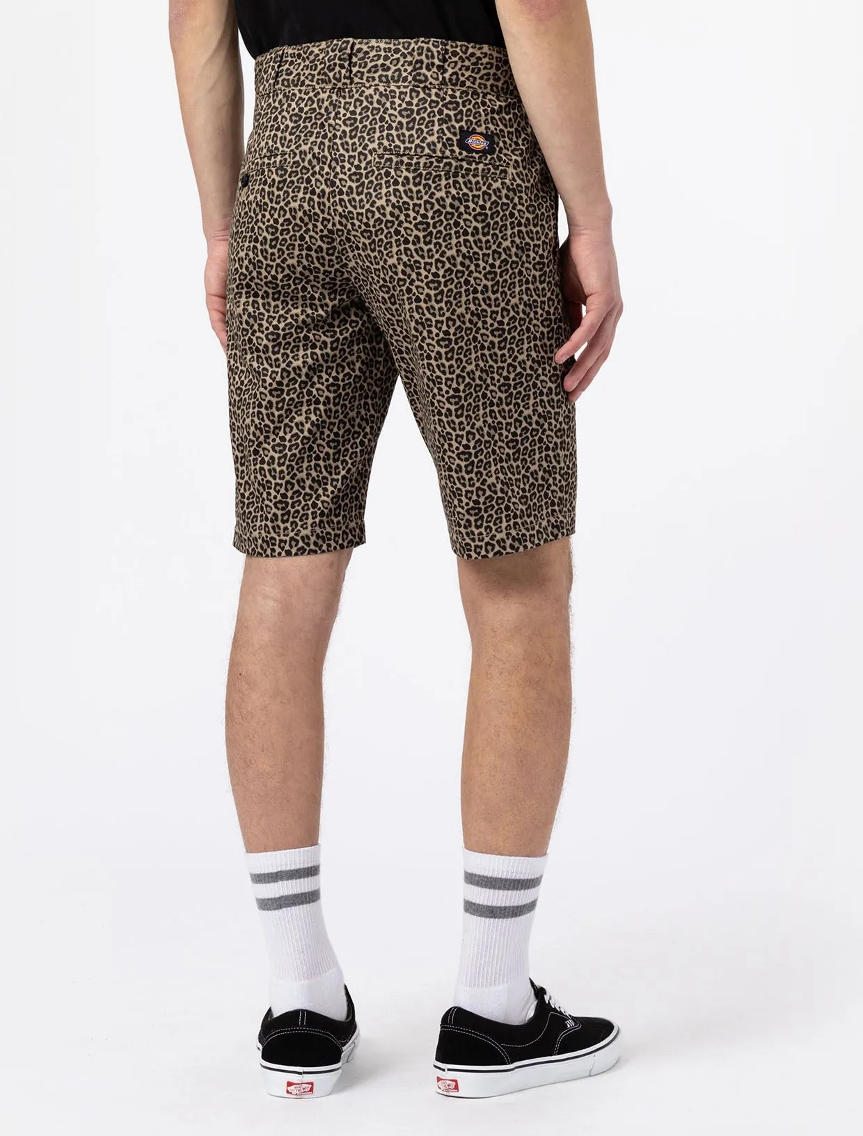 DICKIES SILVER FIRS SHORT LEOPARD PIRNT 874