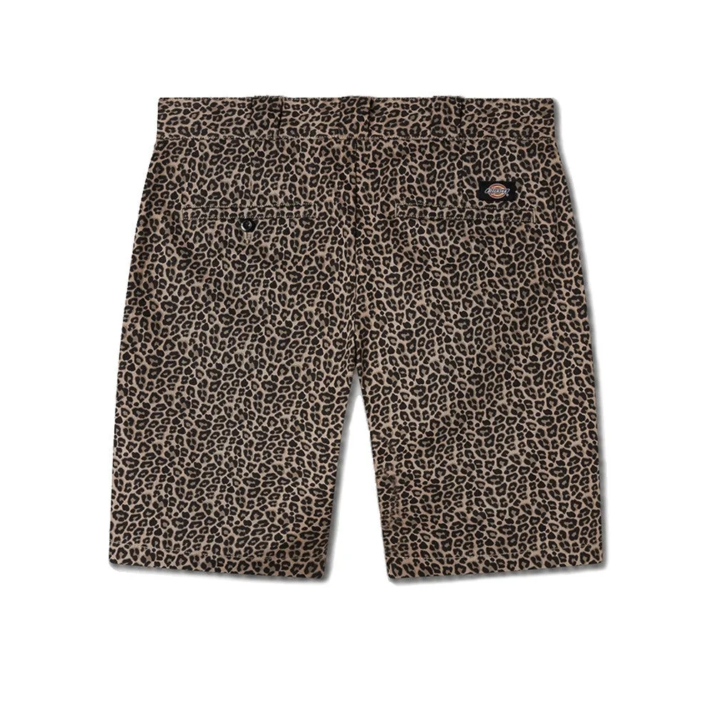 DICKIES SILVER FIRS SHORT LEOPARD PIRNT 874