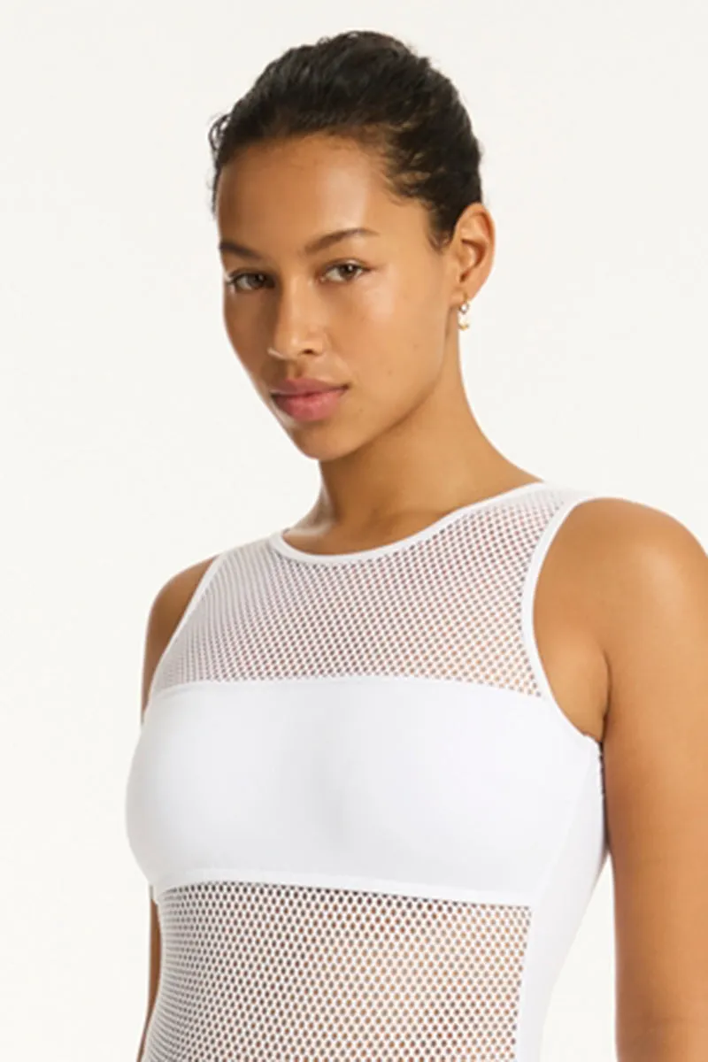 Drift High Neck One Piece