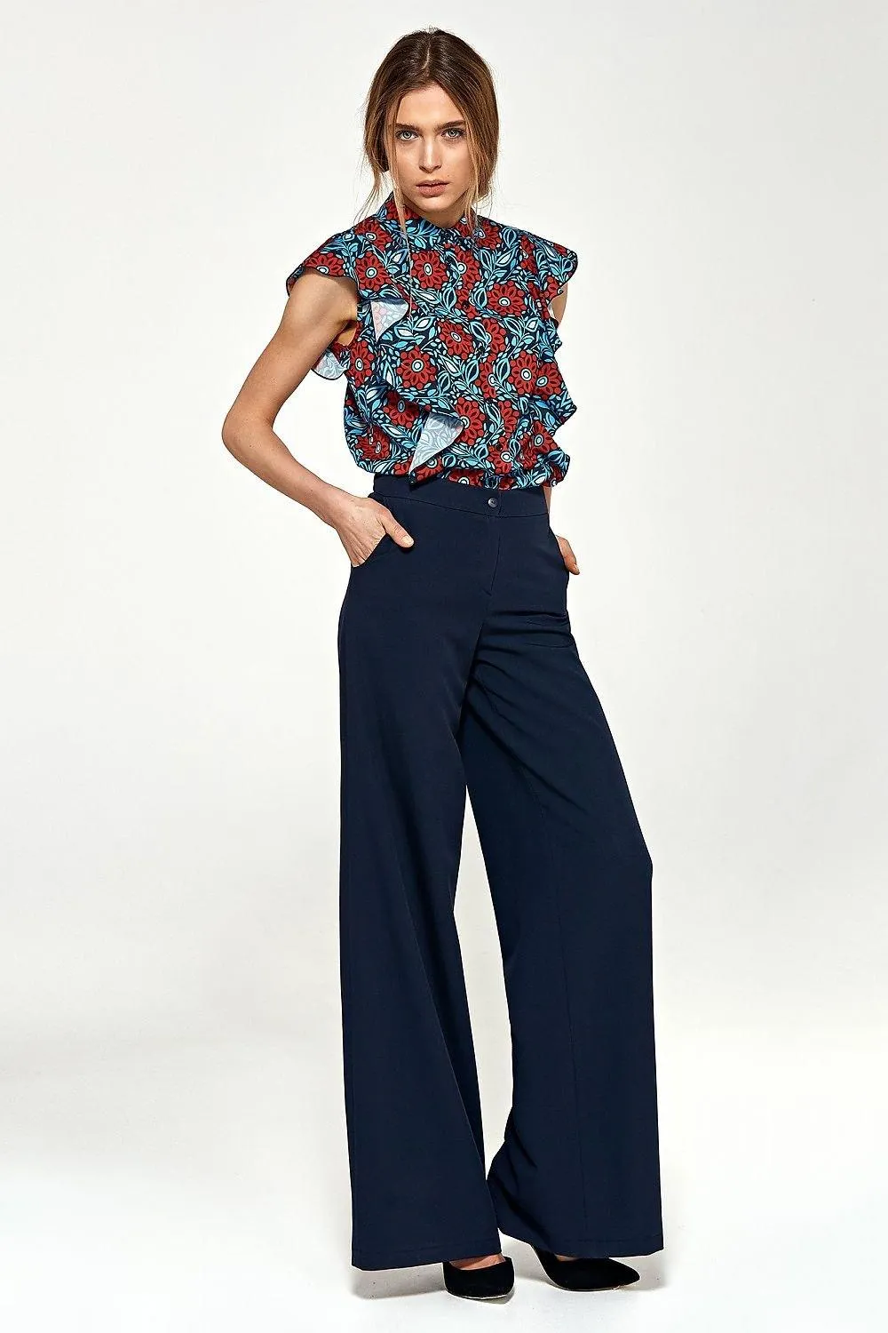Elegant Flare Trousers for Women by Nife