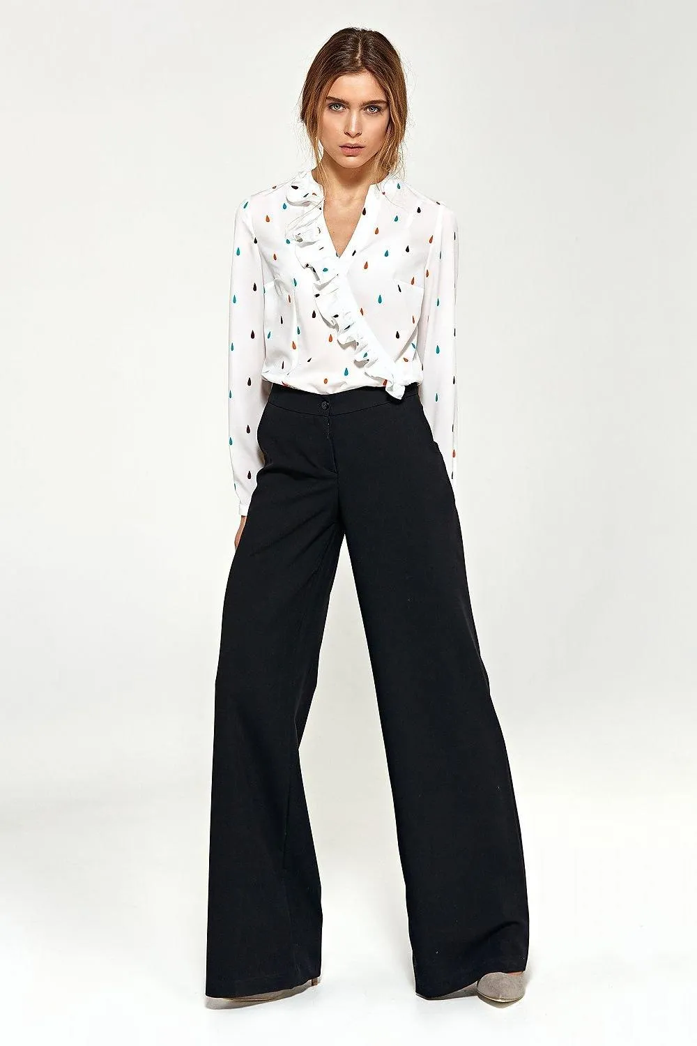 Elegant Flare Trousers for Women by Nife