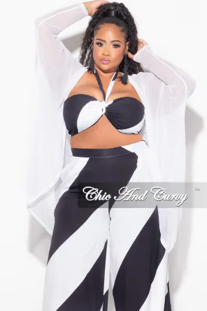 Final Sale Plus Size Mesh Button Up Mesh High Top in White