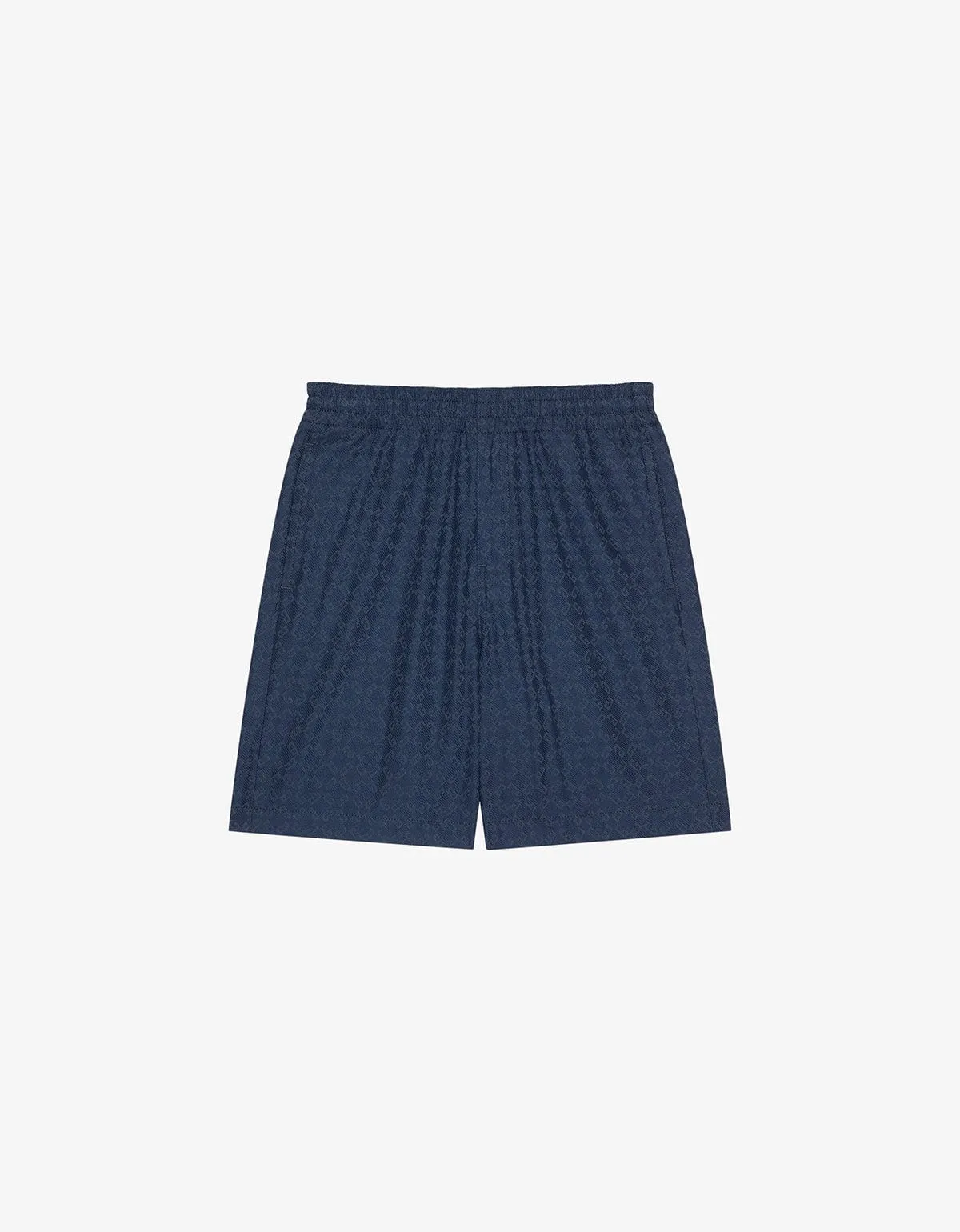 Givenchy Blue Monogram 72 Denim Shorts