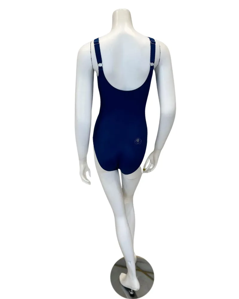Gottex Wild Flower Square Neck Full Coverage Swimsuit