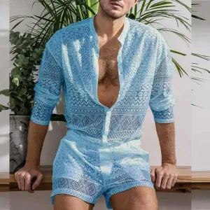 Harmony Button Up Shirt   Shorts