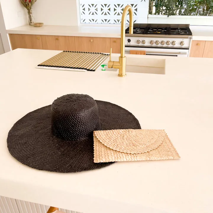Jessica Natural Broad Brim Hat