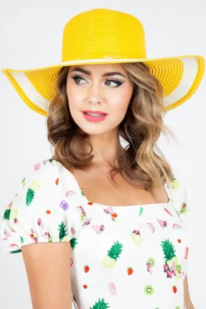 Lemon Vintage Style Sun Hat