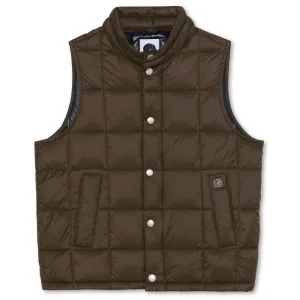 Lightweight Puffer Vest Brown