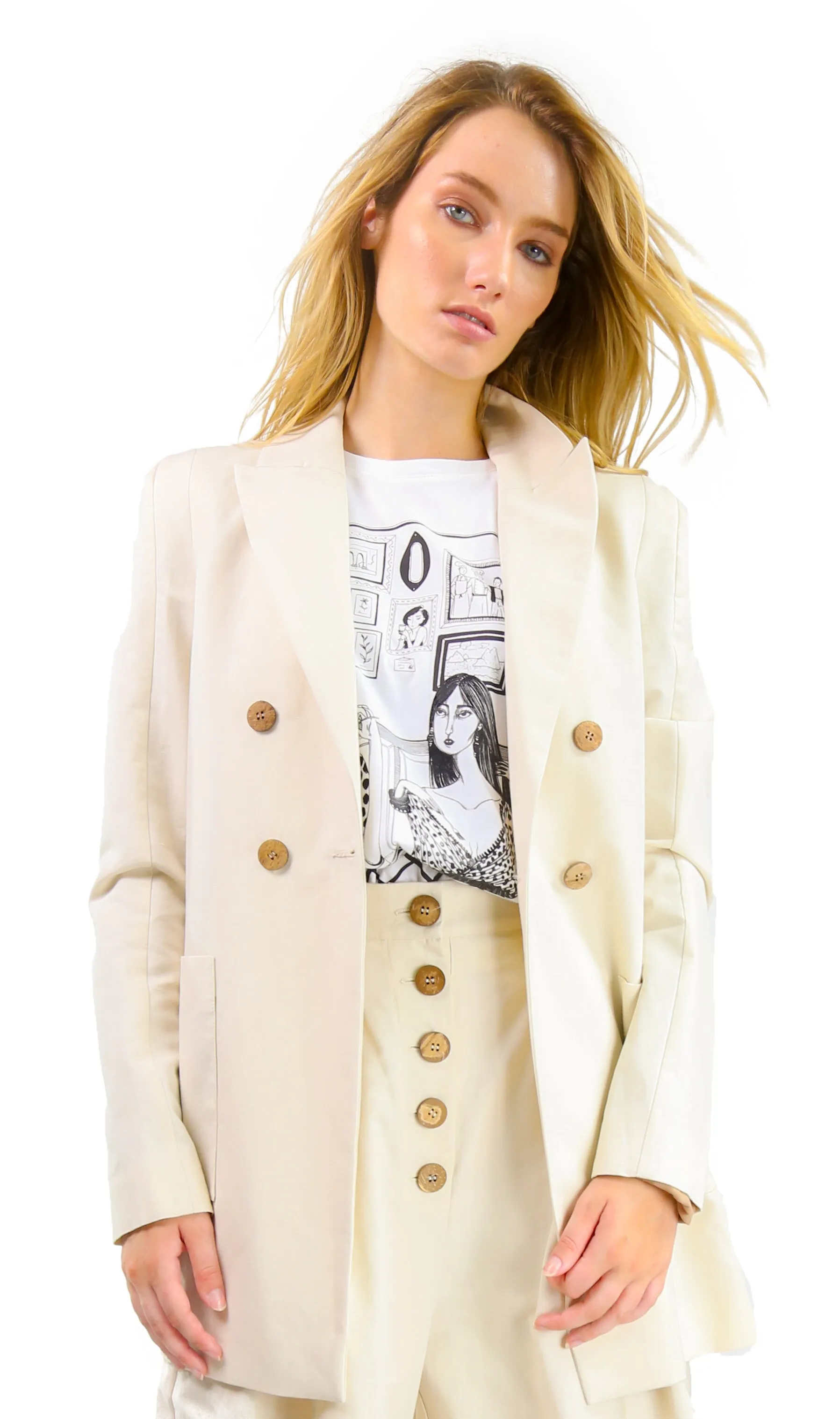 MARTINA BLAZER- CHOLK