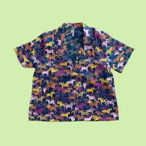Mata Traders Camp Shirt - Horses