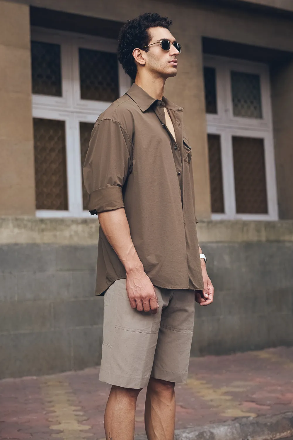 Men's Brown Breezey Light Shirt