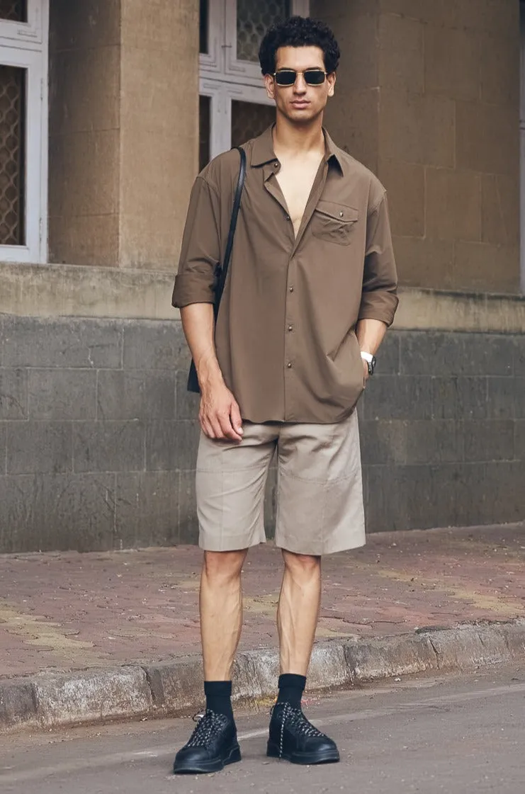 Men's Brown Breezey Light Shirt
