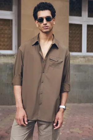 Men's Brown Breezey Light Shirt