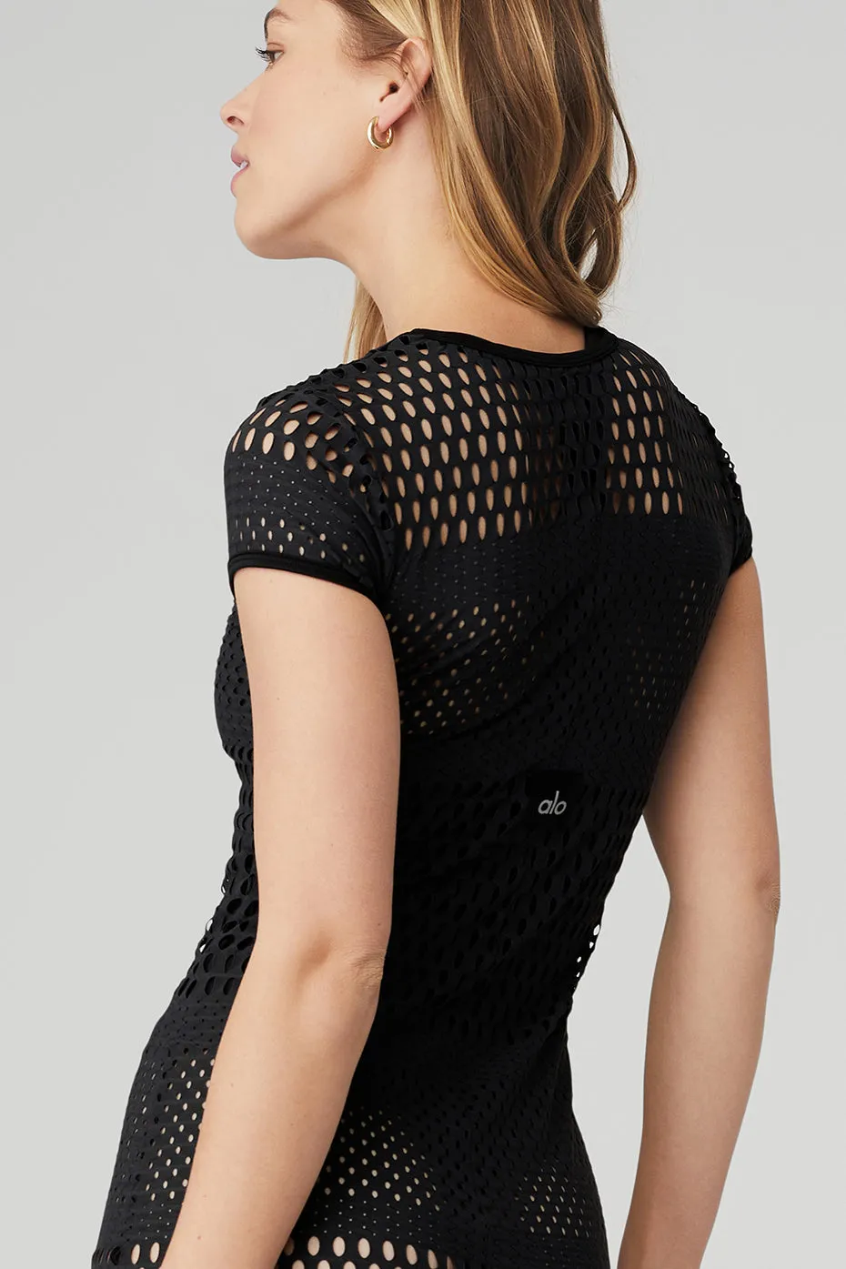 Mesh Haute Summer Dress - Black