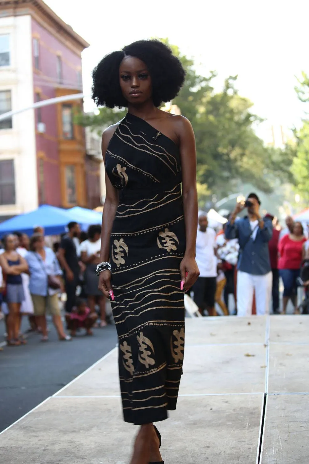 Multi Wear Wrap Skirt Dress with Adinkra symbol