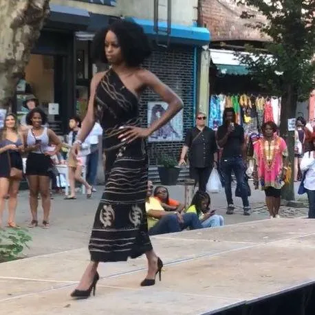 Multi Wear Wrap Skirt Dress with Adinkra symbol