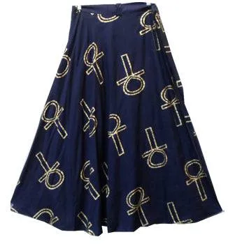 Multi Wear Wrap Skirt Dress with Adinkra symbol