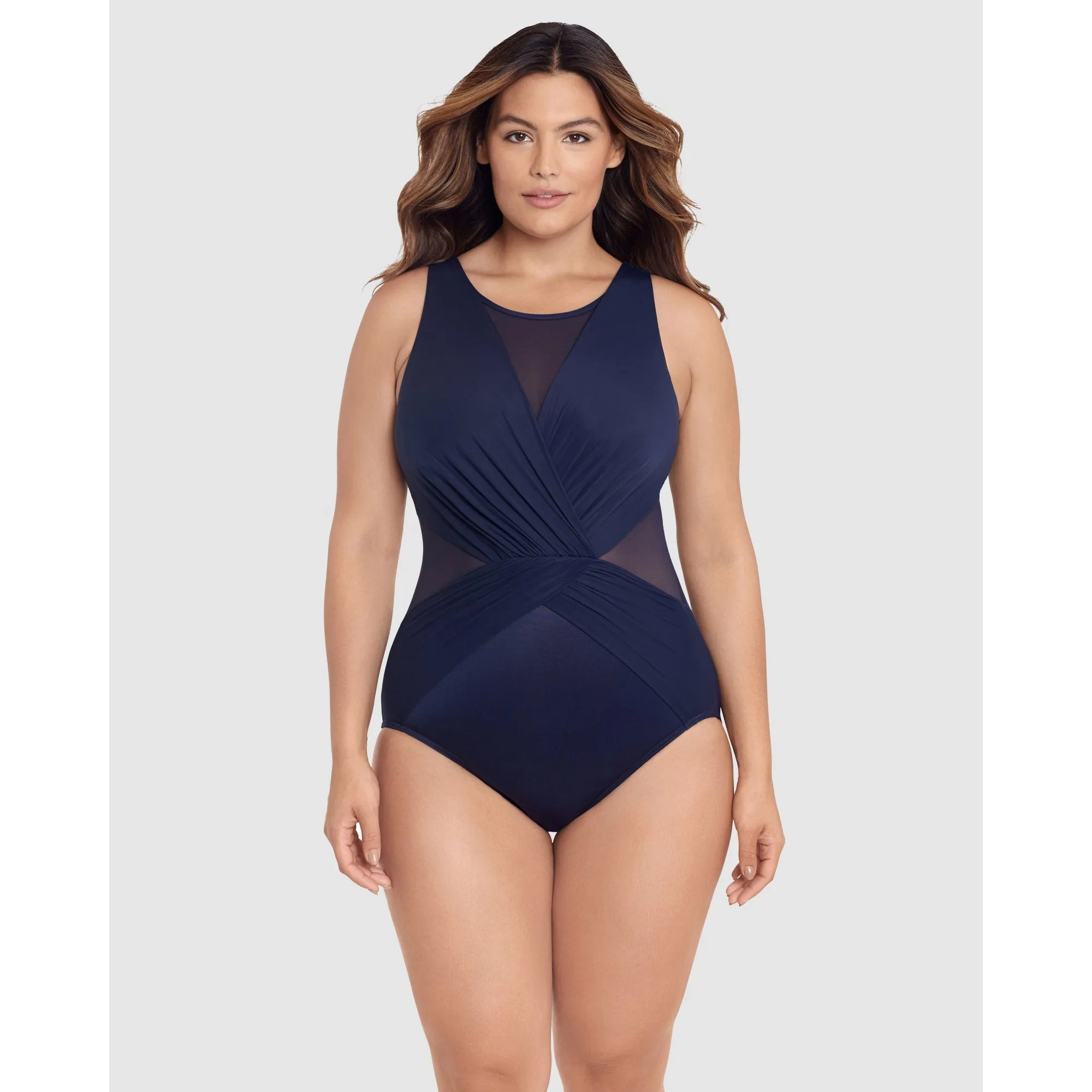 Palma Shaping High Neck Swimsuit PLUS