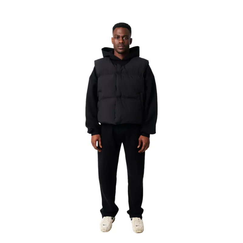 Puffer Cropped Black | Perplex