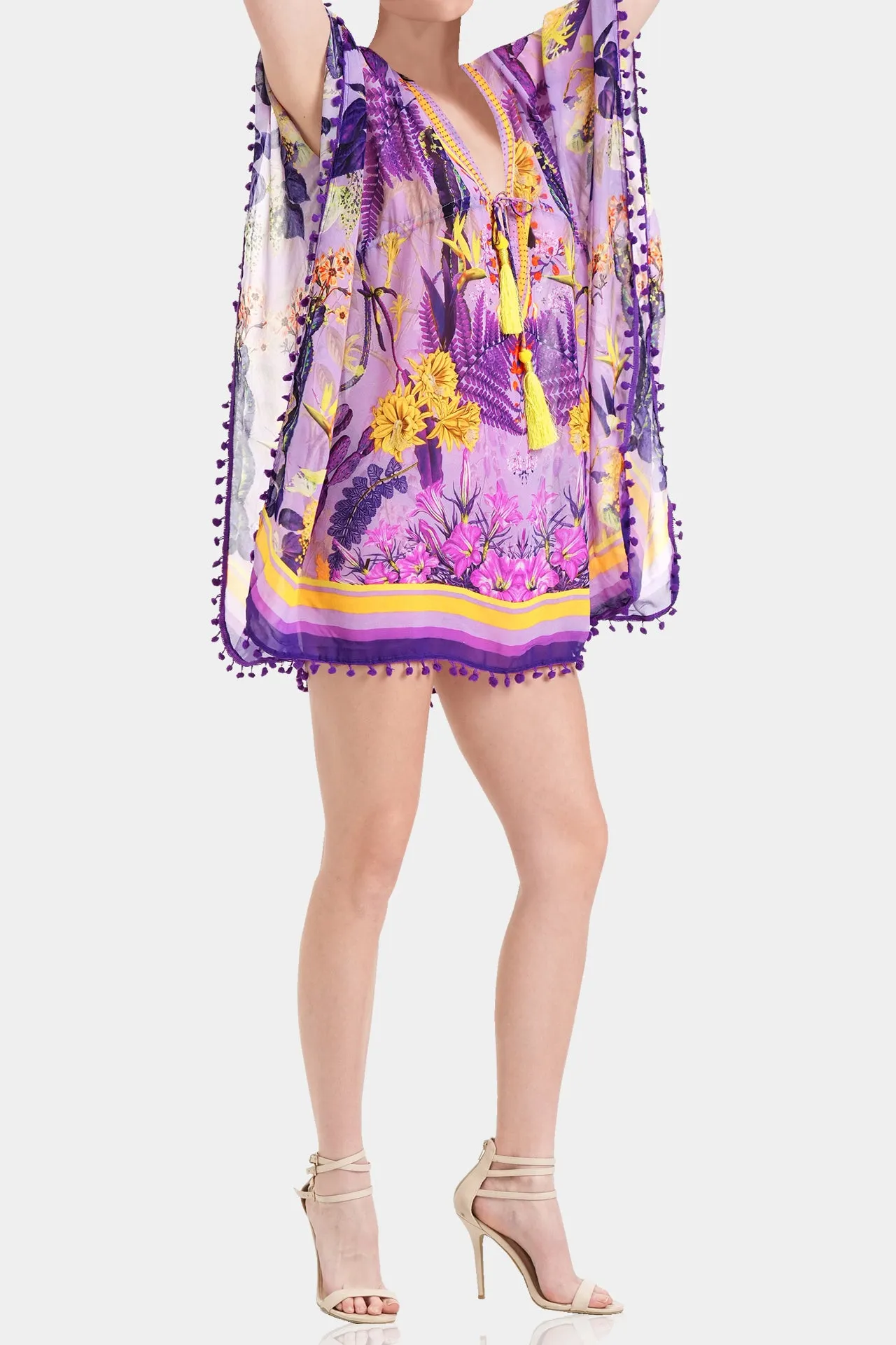 Purple Beach Coverup for Women