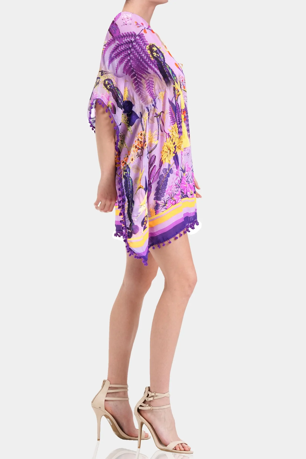 Purple Beach Coverup for Women