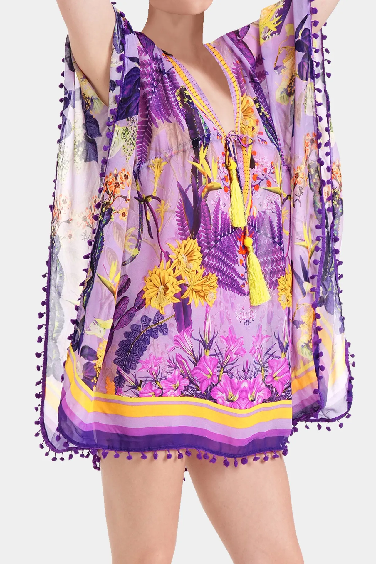Purple Beach Coverup for Women