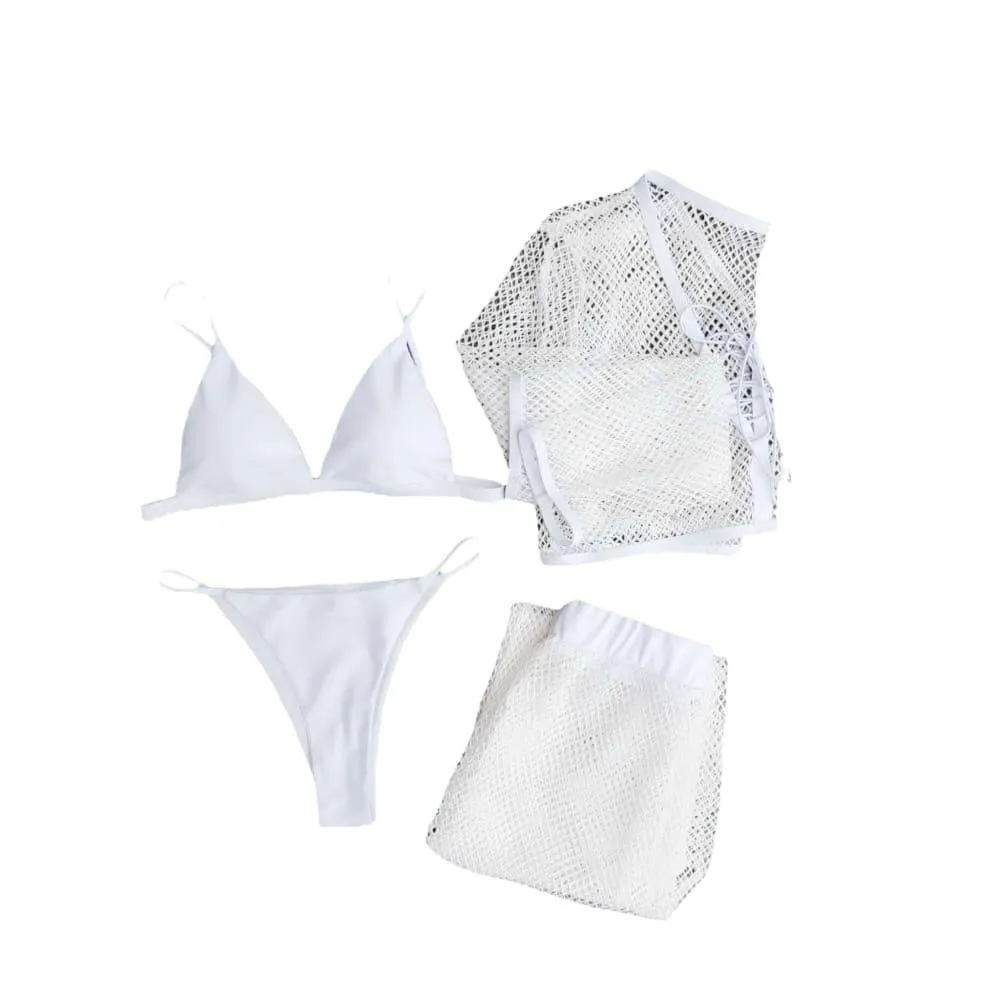 Sara mesh cover up set