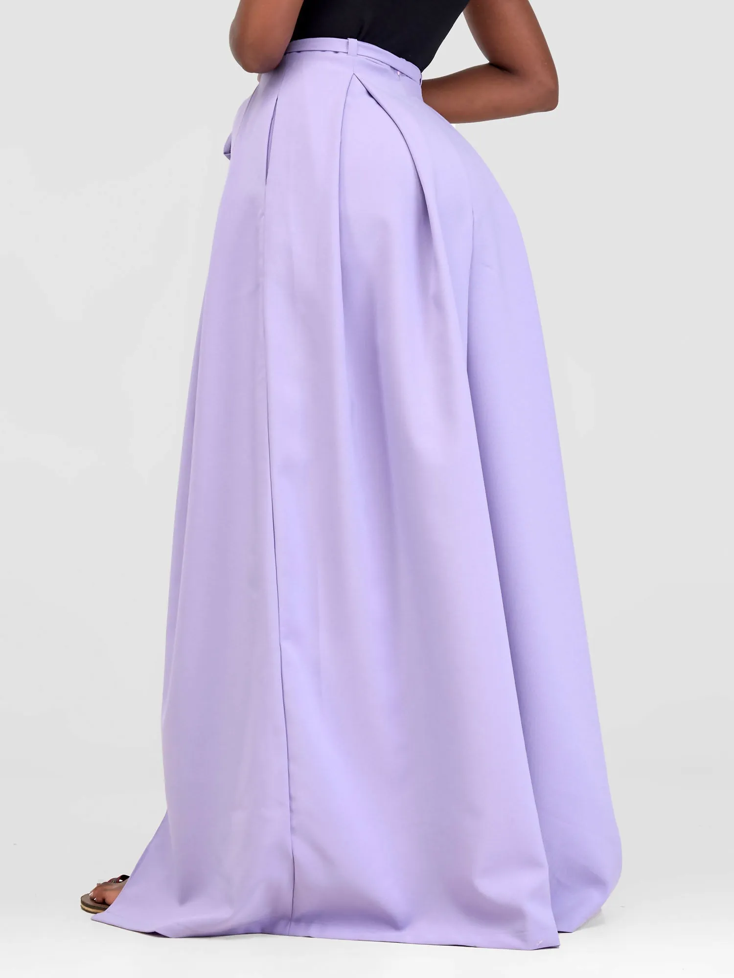 Tausi Palazzo Pants - Lilac