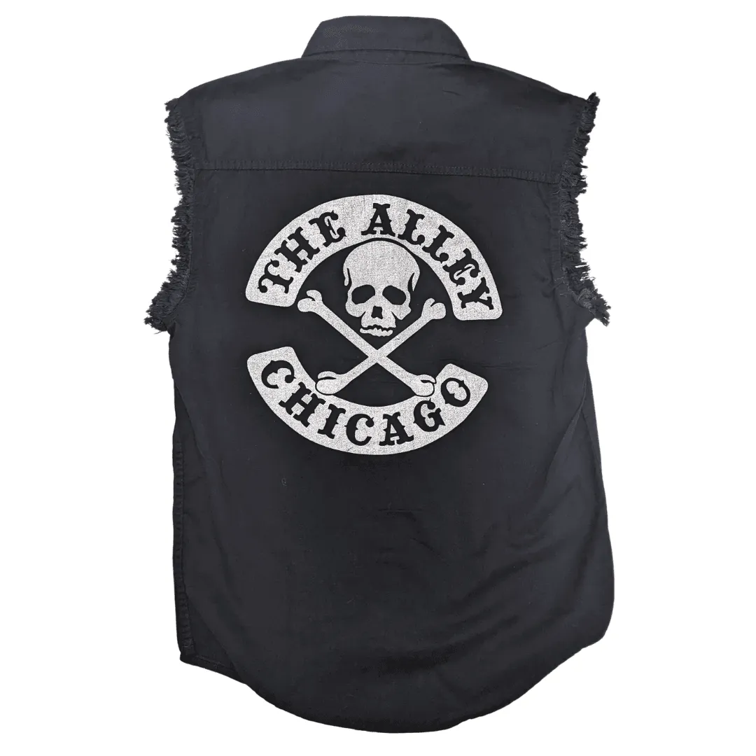 The Alley Sleeveless Button Up Shirt