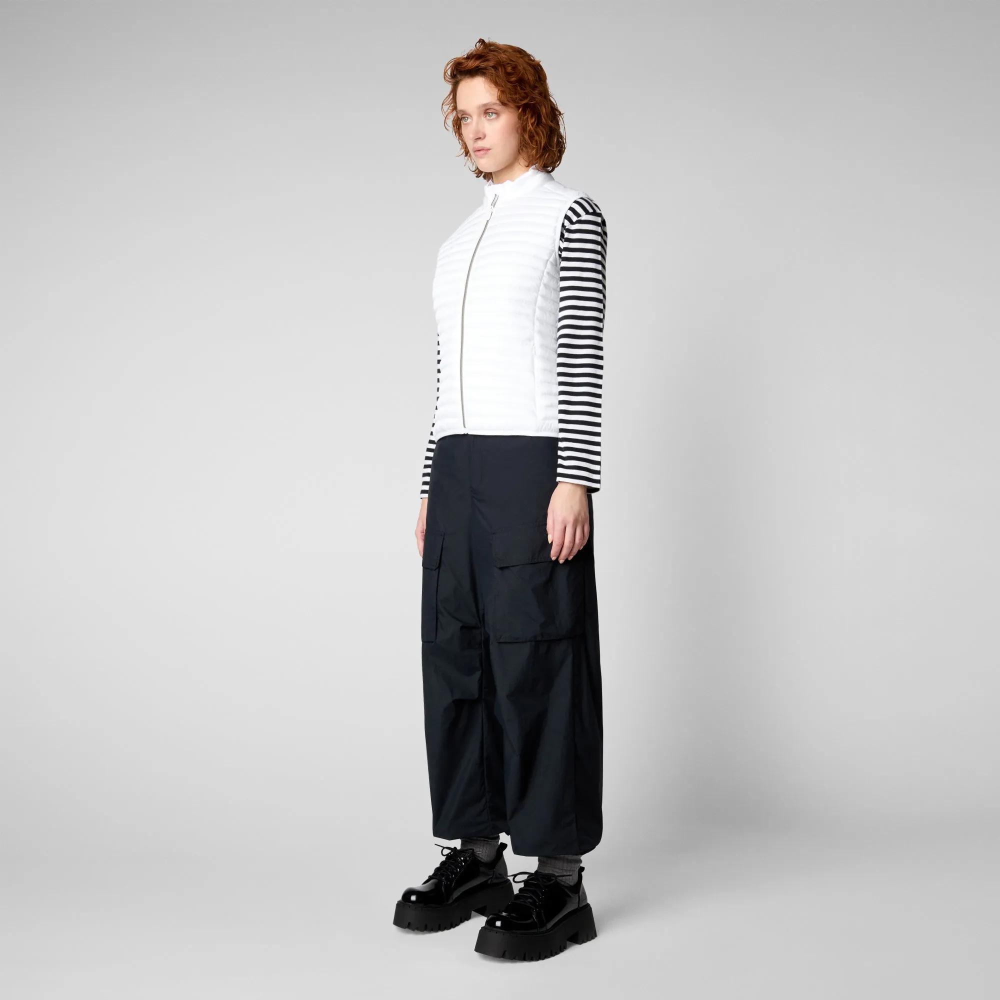 Women's Arabella Puffer Vest in White