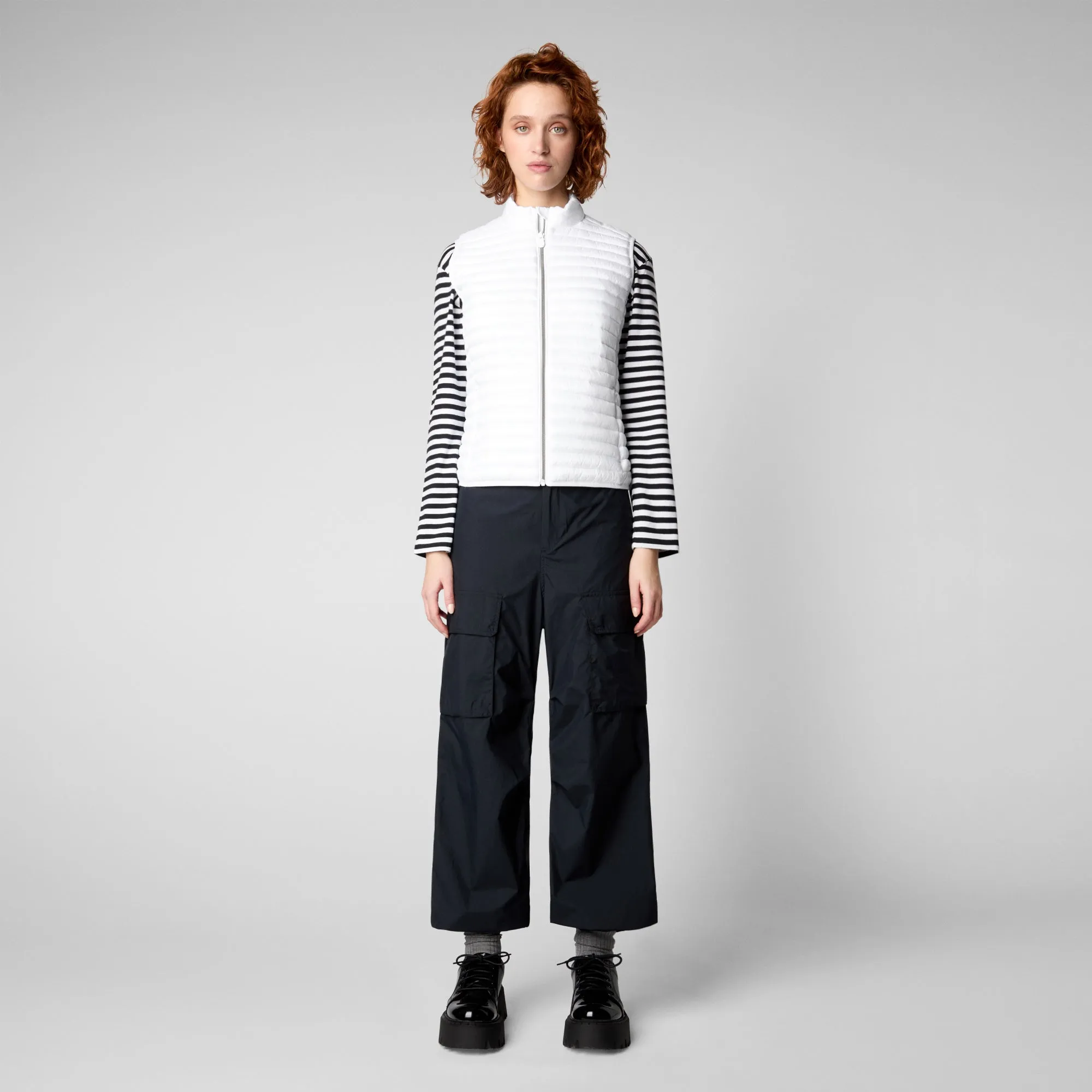 Women's Arabella Puffer Vest in White